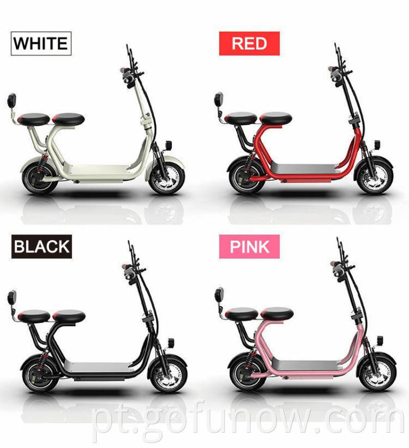 2020 Hot Sell 2 Seat Electric Bicycle com 48V 13A 350W 2 rodas Ebike Biciclel de bicicleta elétrica/scooter elétrica à venda